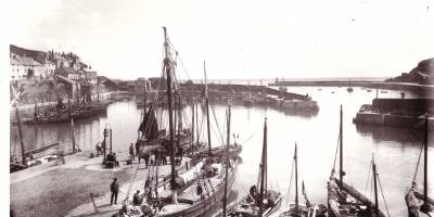 old photo of the harbour